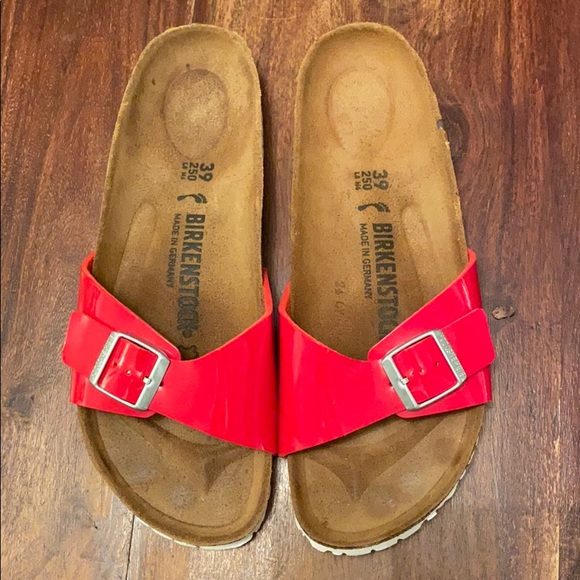 Birkenstock Shoes - Birkenstock Red Madrid